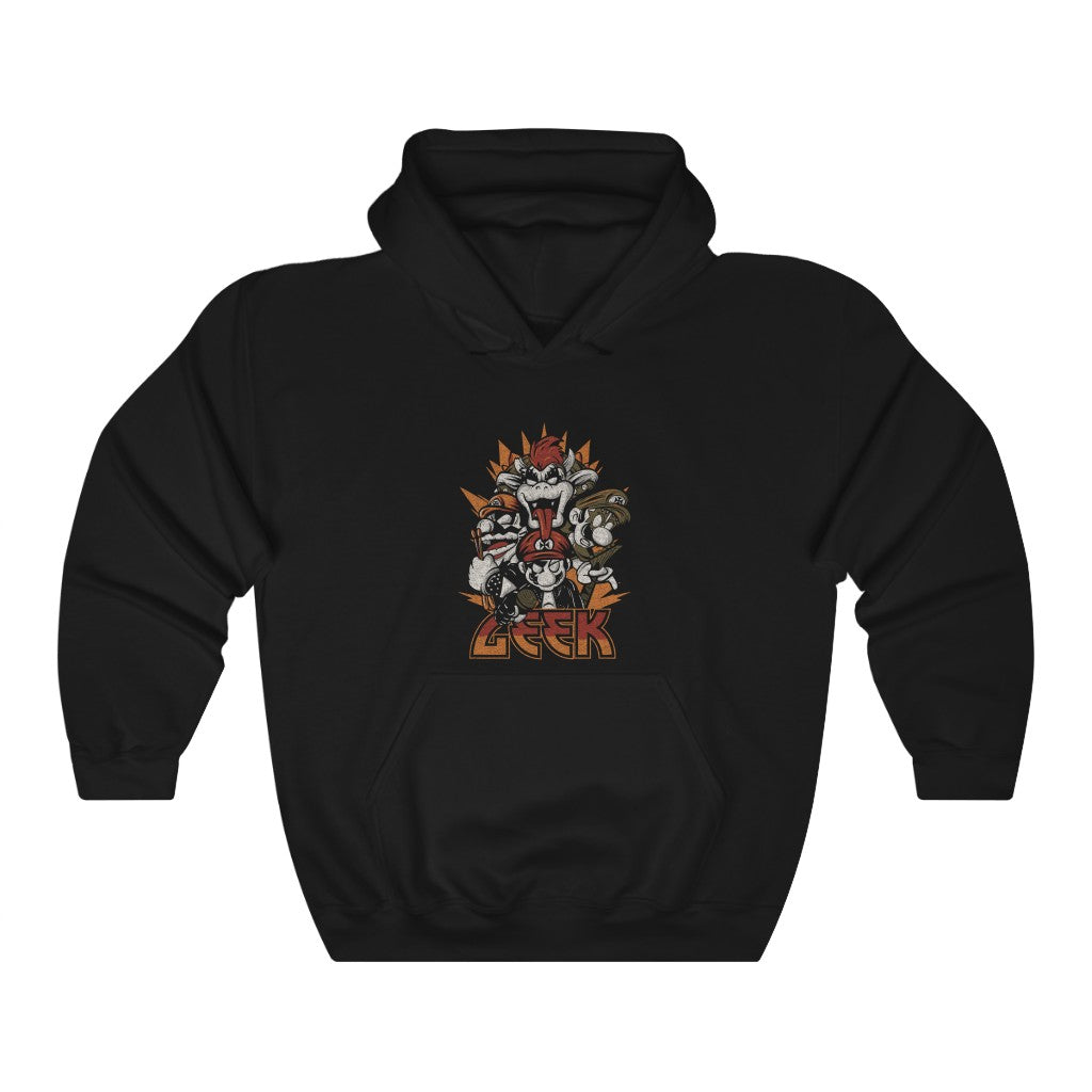 Geek Rock band Hooded Sweatshirt