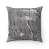 Missle Damage  Square Pillow Case