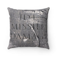 Missle Damage  Square Pillow Case